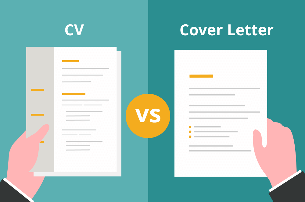 difference between cv and cover letter