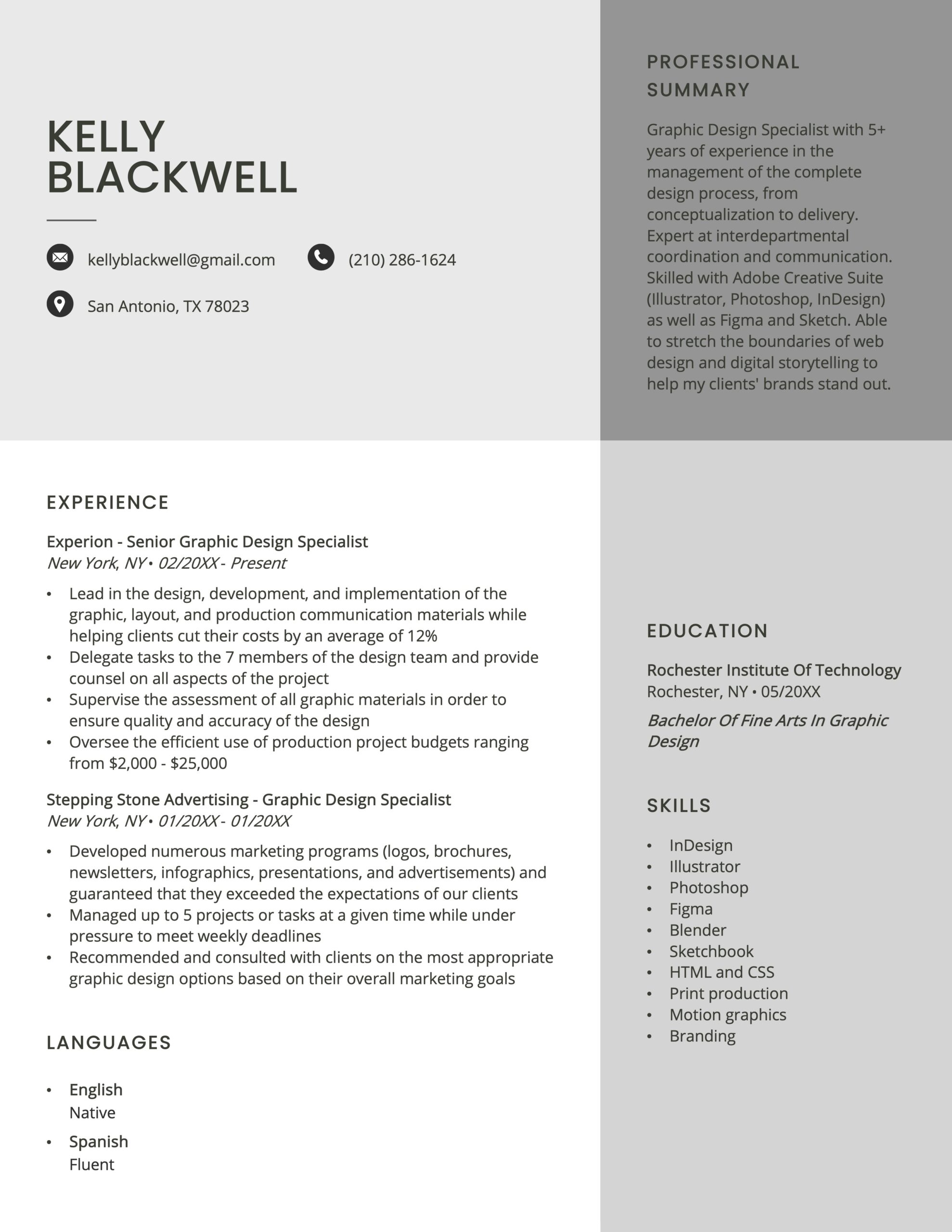 Free Resume Templates For Older - Elite Resume Template Scaled