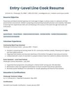 Line Cook Resume Samples & Writing Tips for 2026