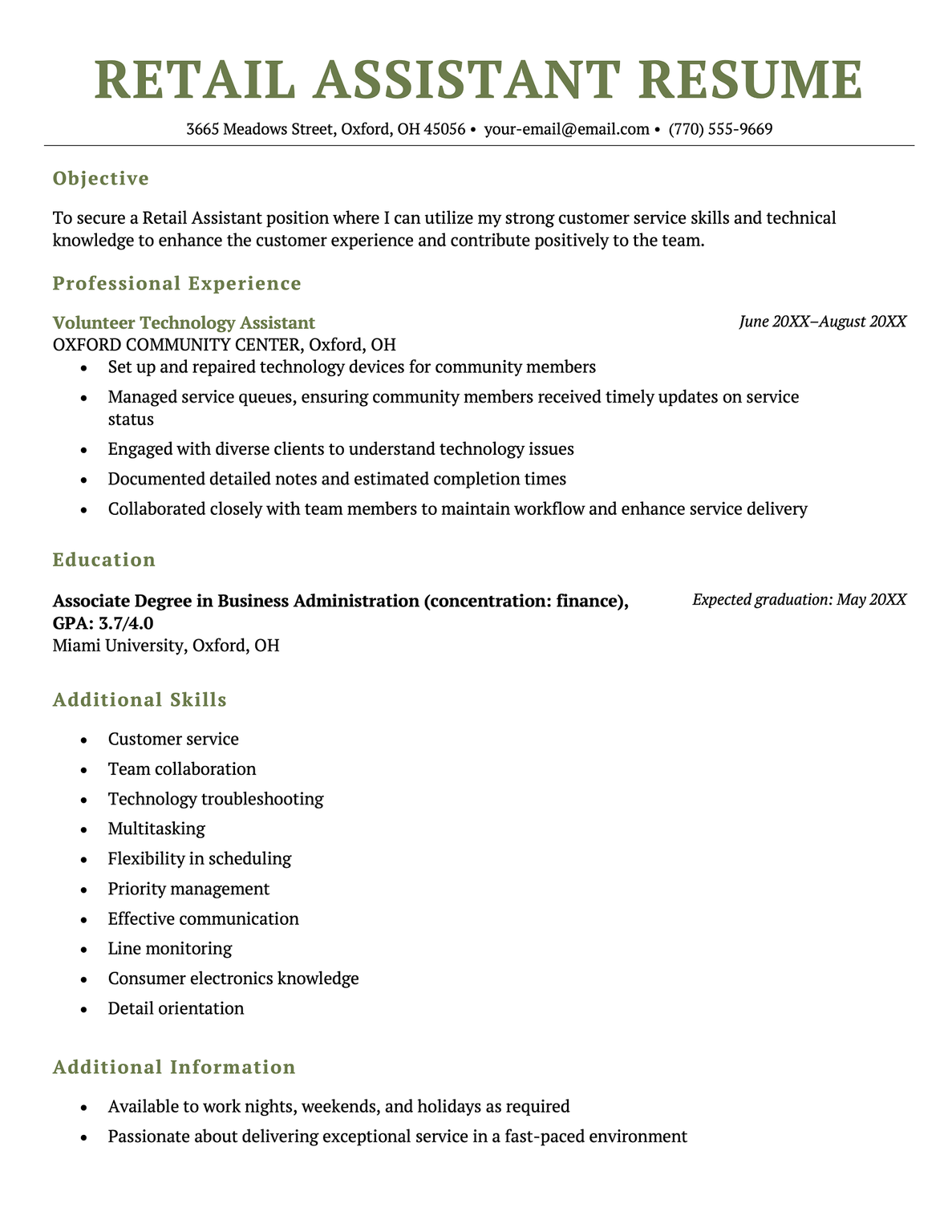6 Retail Resume Examples & Writing Tips for 2024