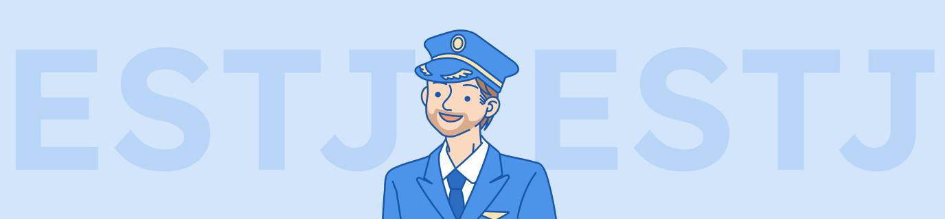 An ESTJ personality illustration for the Myers-Briggs Highest-Paying Jobs Study by Resume Genius