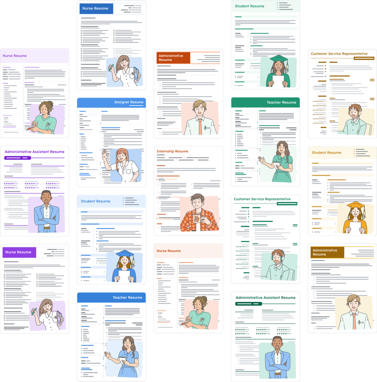 100 Resume Templates in Word Format (Free Download) - Creating A Chronological Resume