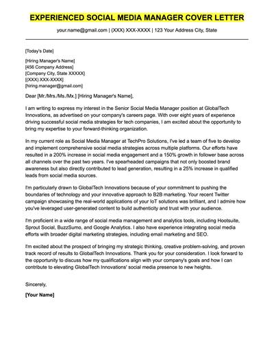 Social Media Cover Letter: Examples & Writing Tips for 2026