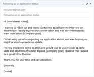 How To Follow Up After An Interview 6 Sample Emails