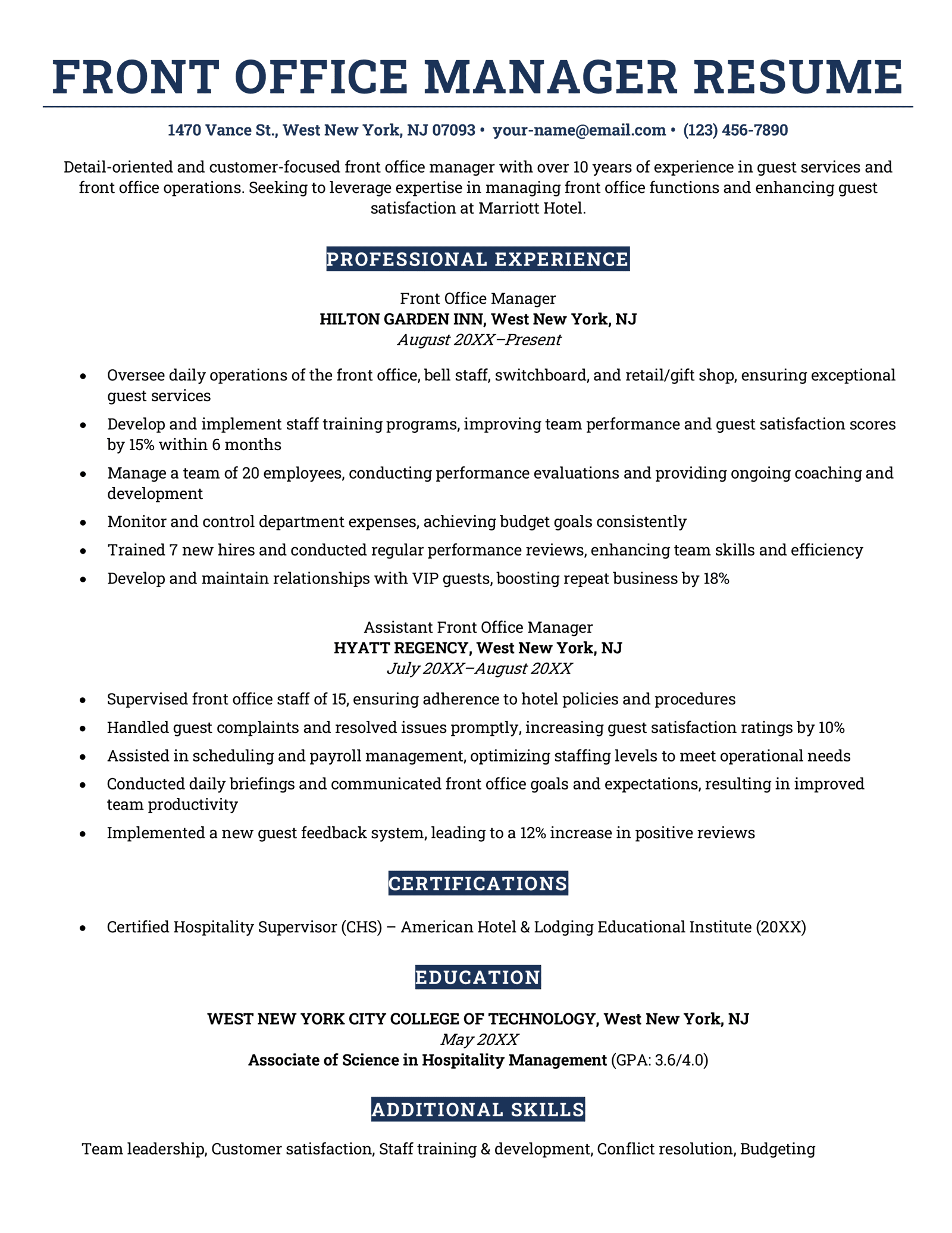 7 Office Manager Resume Examples for 2026 (& Writing Tips)
