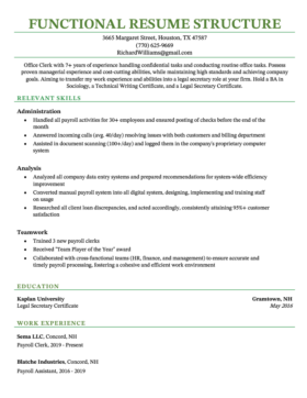 How to Choose the Right Resume Structure (Tips and Examples)