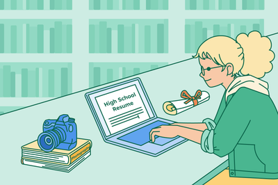 A student is adding their school diploma to their resume - resume genius