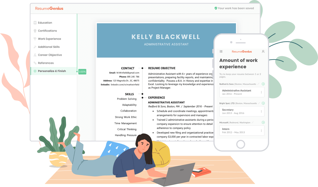 resume template hero banner