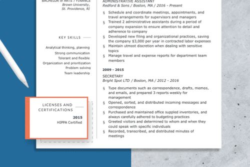 How to List Certifications on a Resume (With Examples)