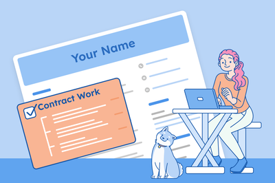 a guide on how to list contract work to your resume