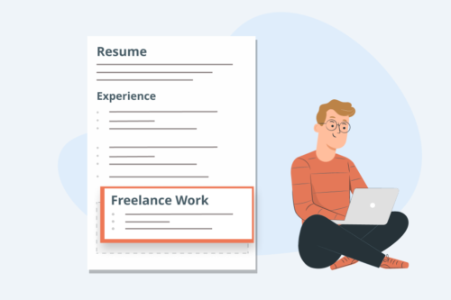 freelance work on resume