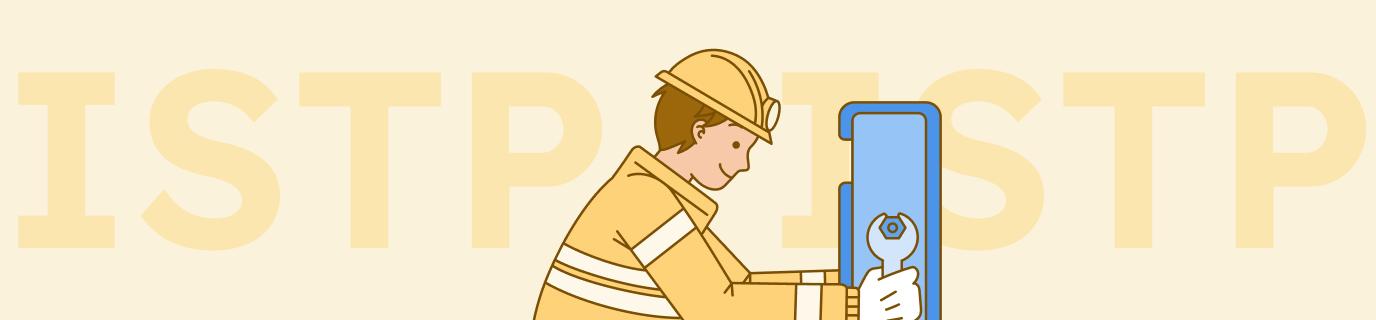 An ISTP personality illustration for the Myers-Briggs Highest-Paying Jobs Study by Resume Genius