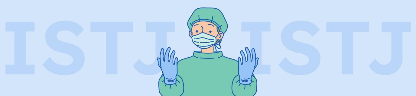 An ISTJ personality illustration for the Myers-Briggs Highest-Paying Jobs Study by Resume Genius