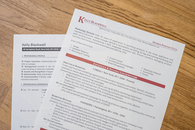 5+ Best Resume Paper Types