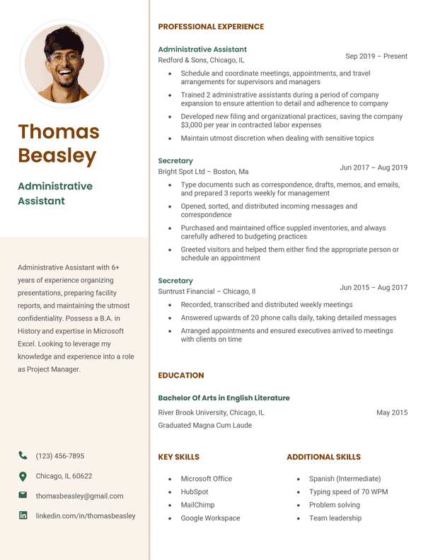 80 Modern Resume Templates For 2023 Free Download 5194