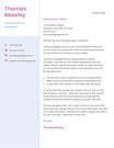 An example of a modern, new-age cover letter template