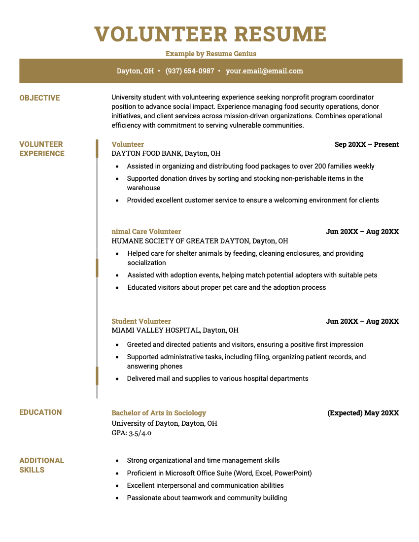 How to Write a Resume With No Experience (9 Examples)