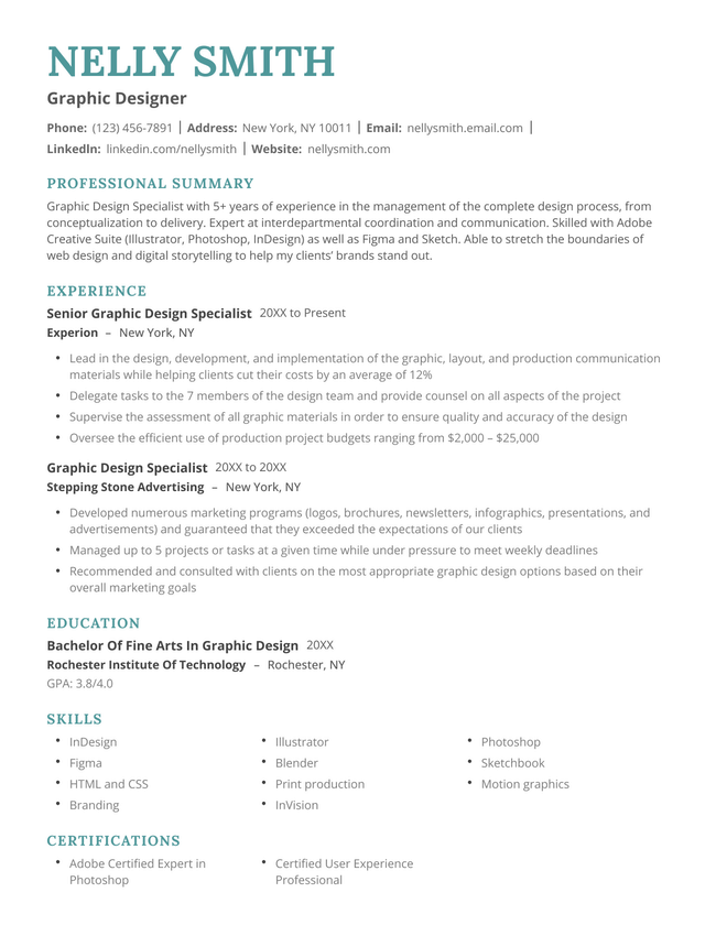 550+ Free Resume Templates for 2025 - Download and Print