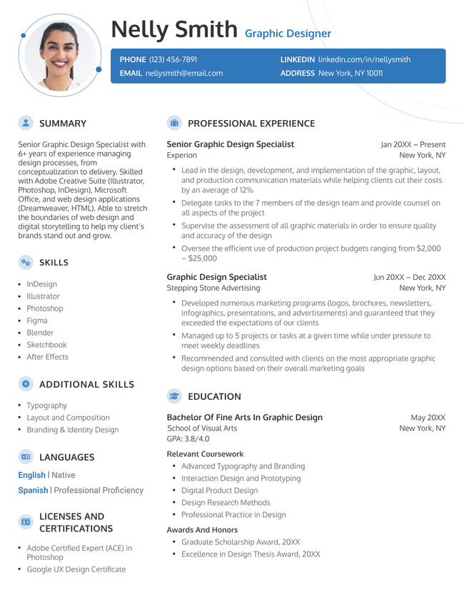 picture-resume-builder-template-french-blue