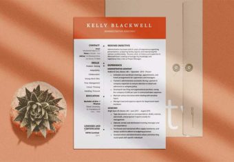 An example of interesting resume design