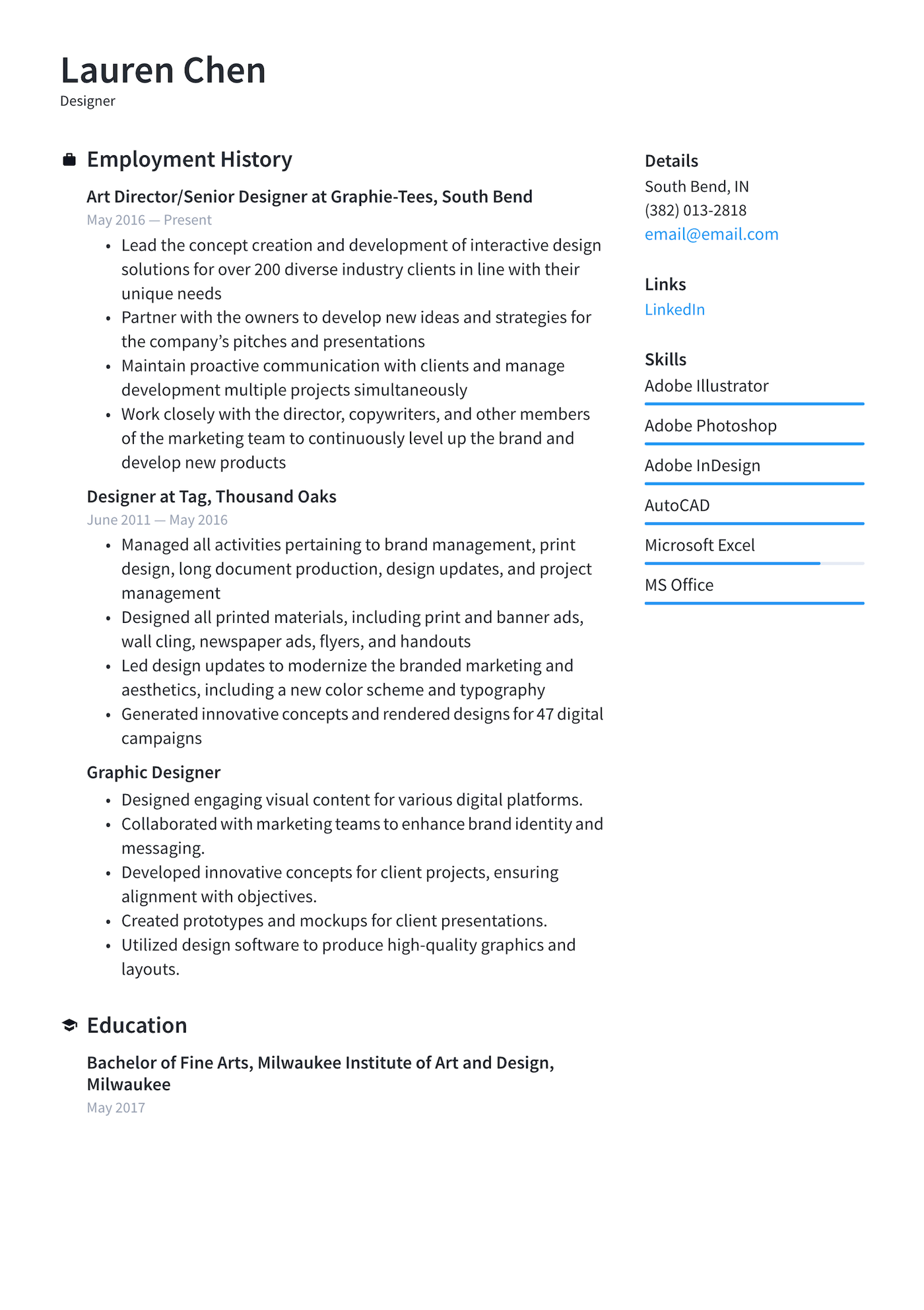 An image of Resume.io