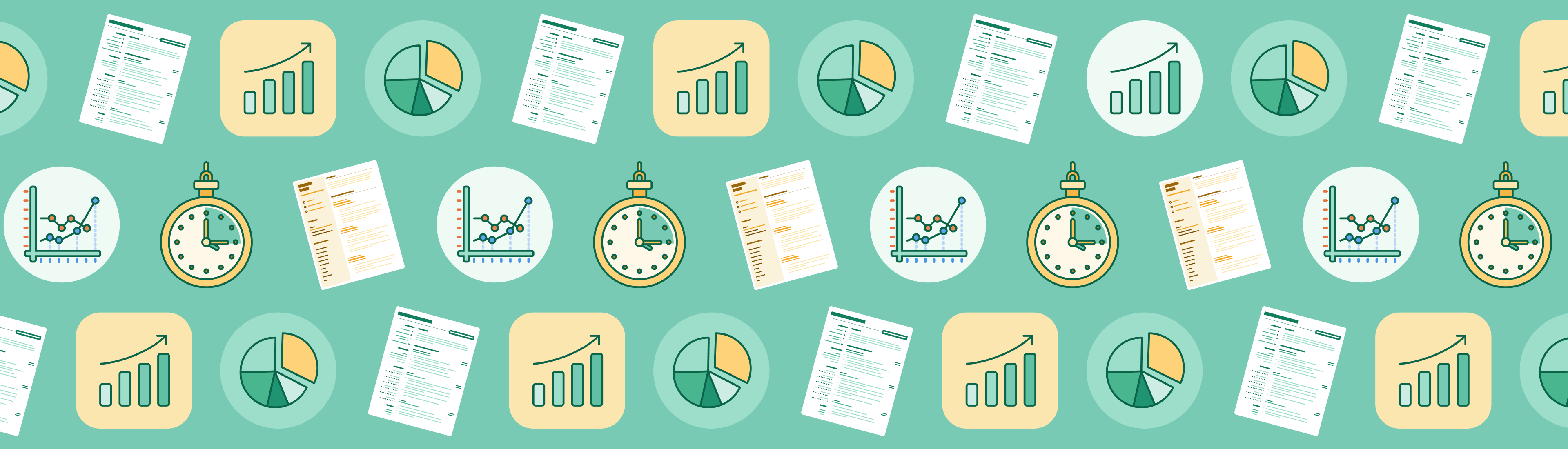 A banner image showcasing charts and graphs related to resume statistics