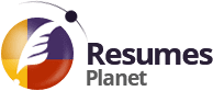 An example of ResumesPlanet's logo