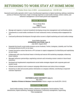 A resume example for a stay-at-home mom returning to work.