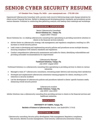 3 Cyber Security Resume Examples & Writing Tips for 2026