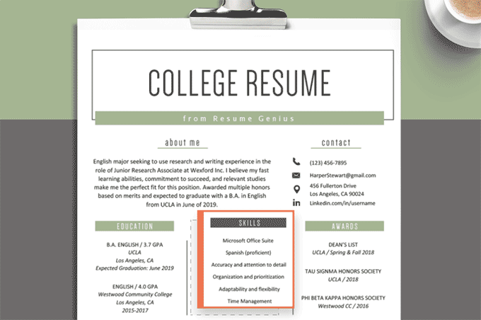 What Should Skills Look Like On A Resume