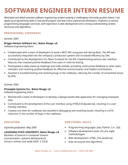 Internship Resume Examples Writing Guide Resume Genius