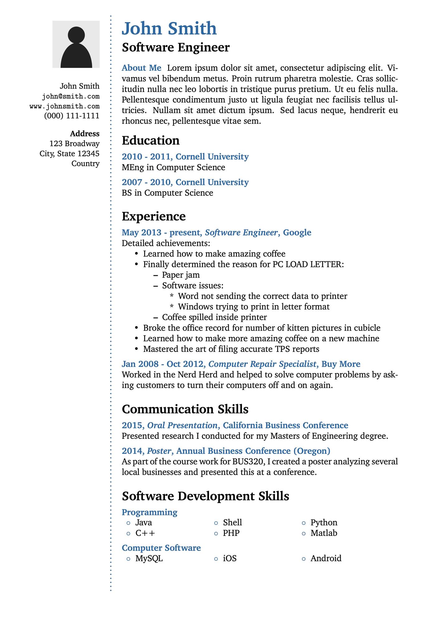 18 Free LaTeX Resume Templates 18 Free LaTeX Resume Templates