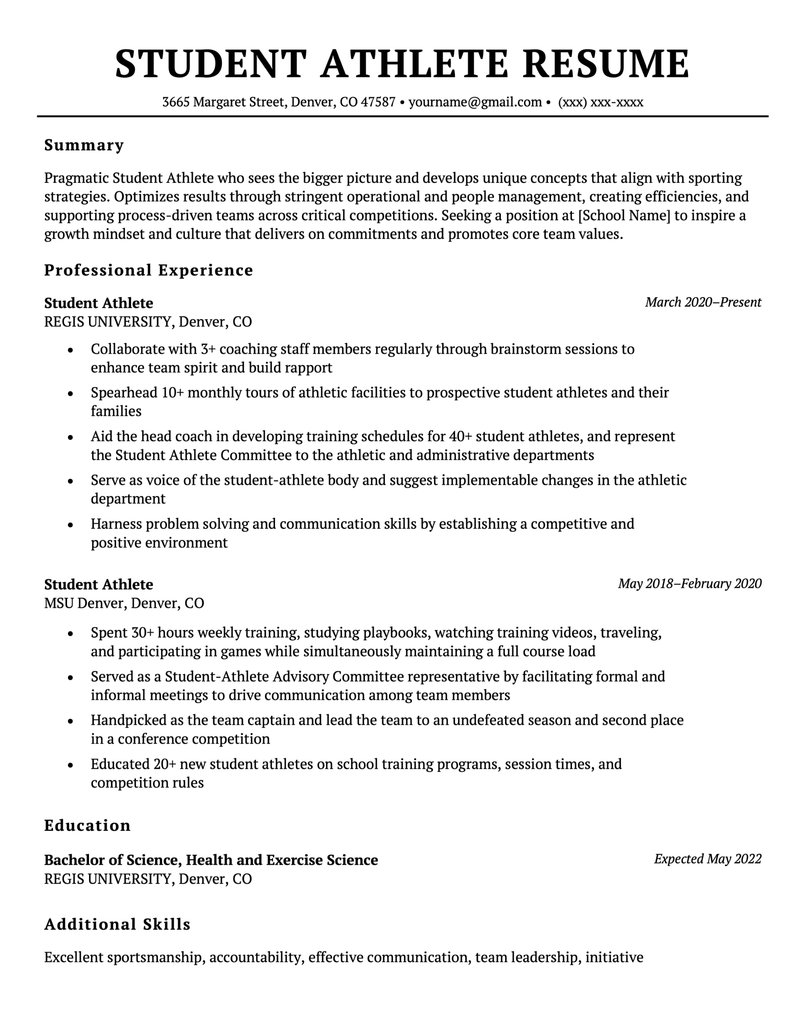 Resume for Teens: 10 Examples & Writing Tips