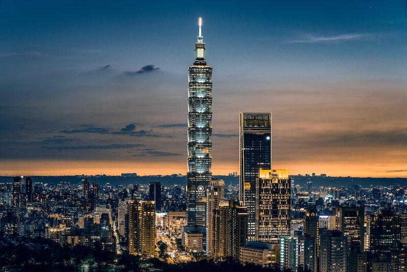 Skyline of Taipei, Taiwan