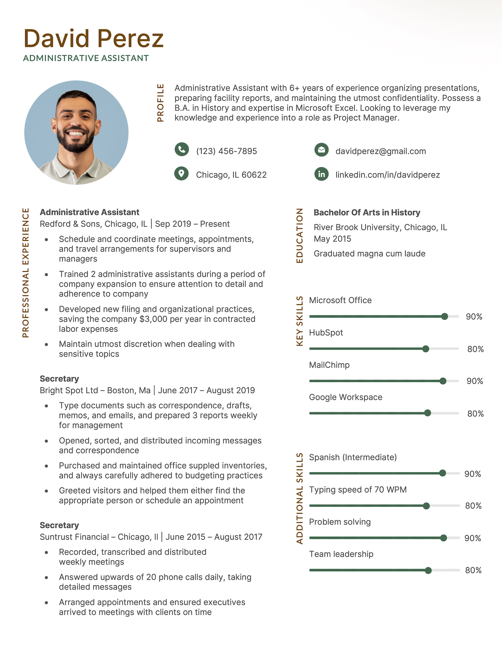Cvfolio Best 10 Resume Templates For Microsoft Word