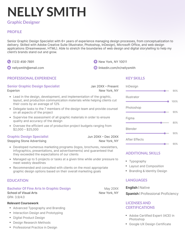 Tech Template Violet