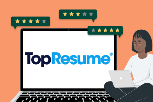 A job seeker researches top resume reviews to find out more about their resume writing service
