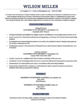 How to Write a US Resume [Format & Free Sample]