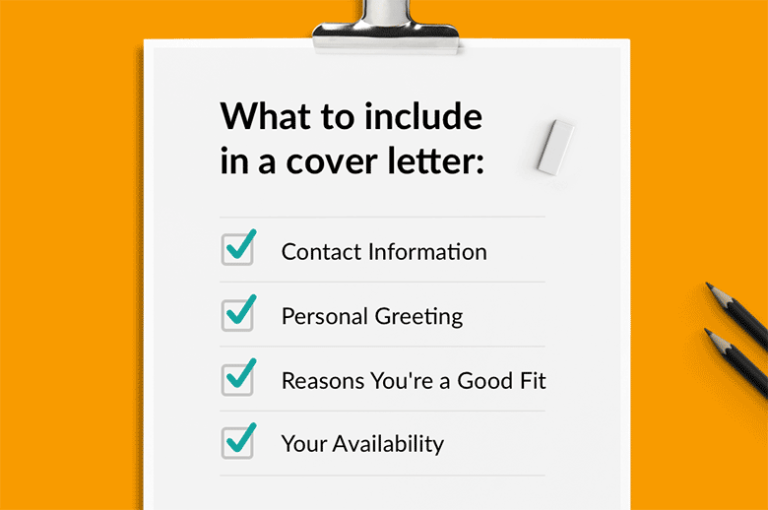 when do you include a cover letter