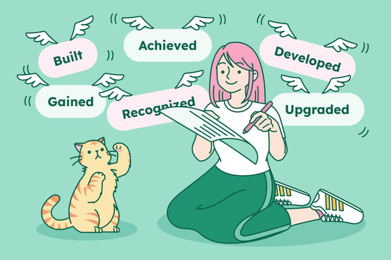 A person thinking about which words to use in their cover letter.
